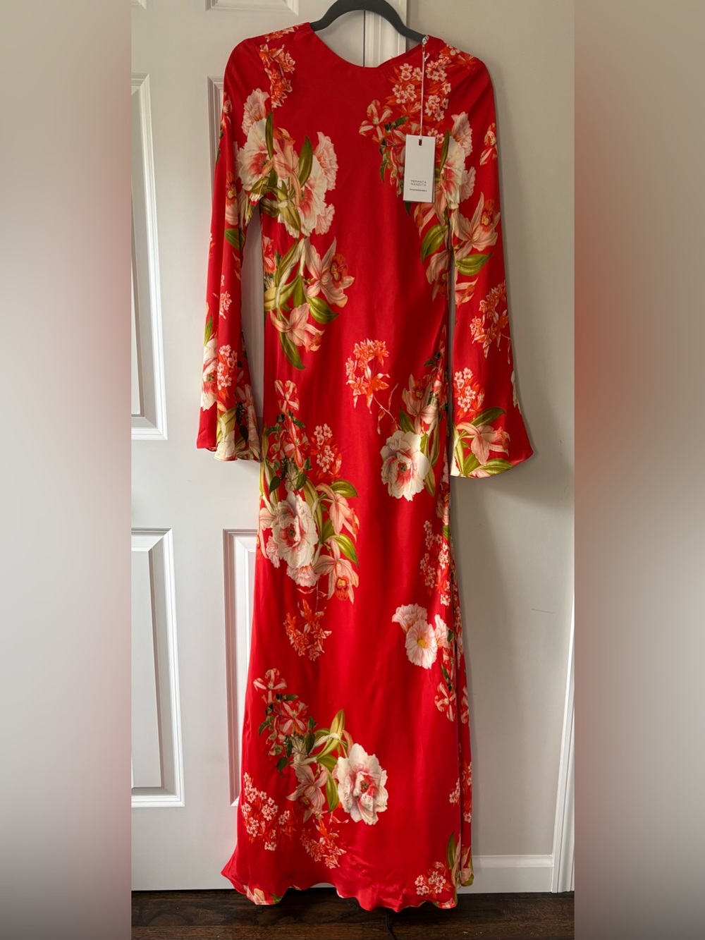 Hemant & Nandita Hibi Back Tie Maxi Dress NWT - Picture 3 of 14